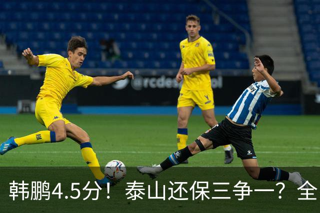 韩鹏4.5分！泰山还保三争一？全队打分：王大雷7.9分！3人不及格